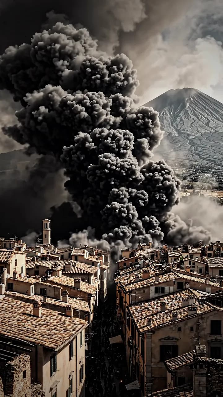 The city under the ash, a history Short made in Wyrlo